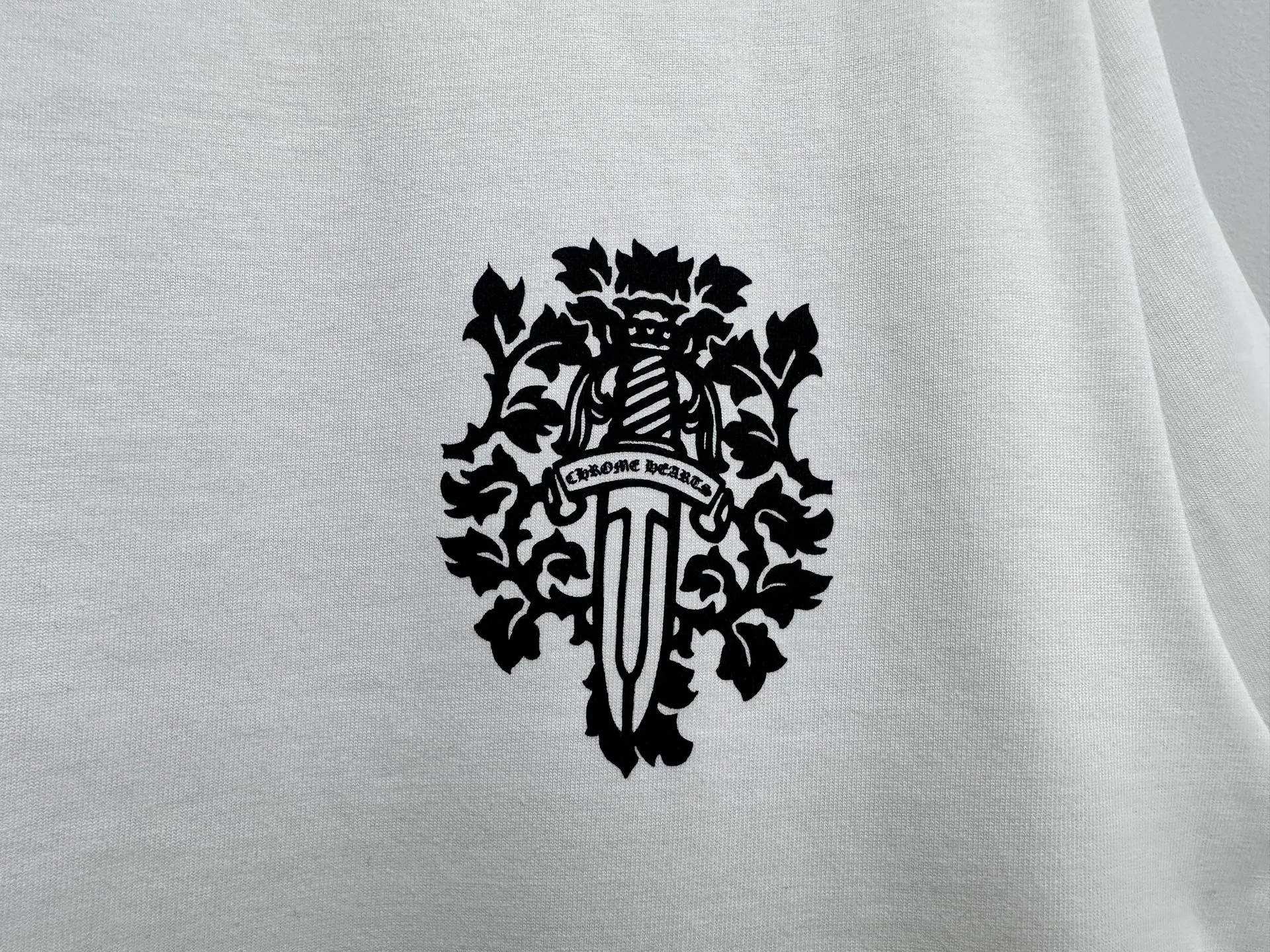 🅿️170 [Chrome heart*] Chrome heart 25ss early spring new short-sleeved T-shirt ·280g 100% cotton double yarn jersey fabric ·Special thickened 32 pieces of double-strand 1x1 thread in the same cylinder custom dyeing ·Double-needle stitching and cross-stitching technology ·Original main mark washed tag Color: Black White Size: S-XL